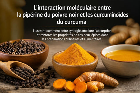 Poivre Noir Curcuma : Combinaison Gagnante en Cuisine