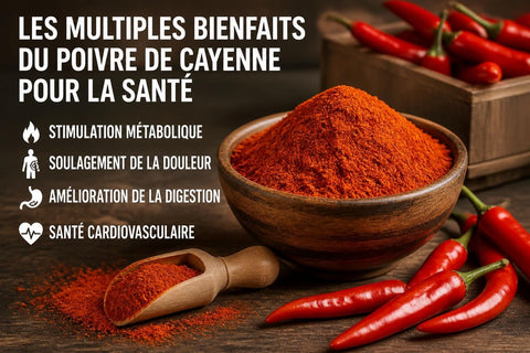 Bienfaits du Poivre de Cayenne : Vertus Santé