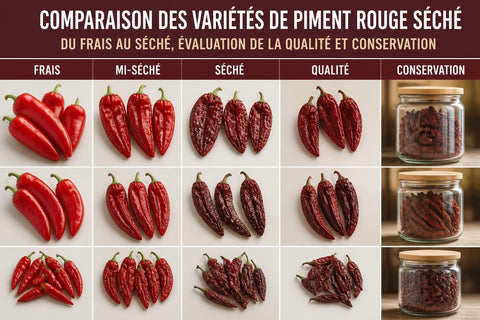 Piment rouge séché : Atouts et utilisations culinaires