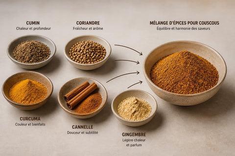 Épices pour Couscous : Composition & Mélanges Traditionnels