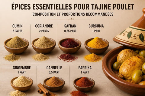 Épices pour Tajine Poulet : Sélection Professionnelle