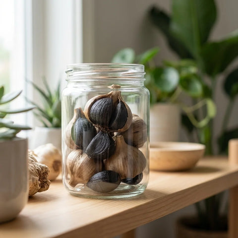 Ail | entier | noir | fermenté