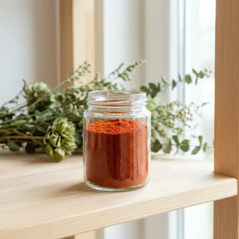 Paprika Rouge Fumé à Chaud en Poudre