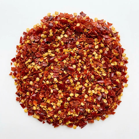 Piment Jalapeno | concassé | 1-3 mm | rouge