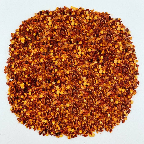 Piment Trinidad Scorpion | concassé | 2-5 mm | rouge