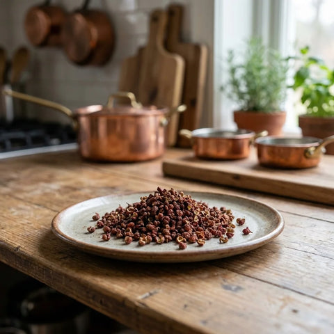 Poivre de Sichuan bio rouge-brun entier