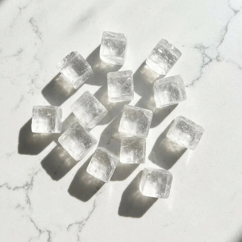 Sel Halite Cubique en Morceaux