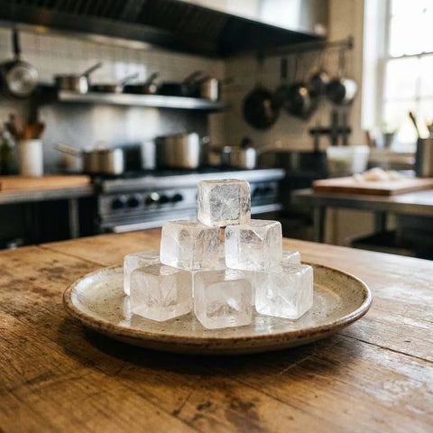 Sel Halite Cubique en Morceaux