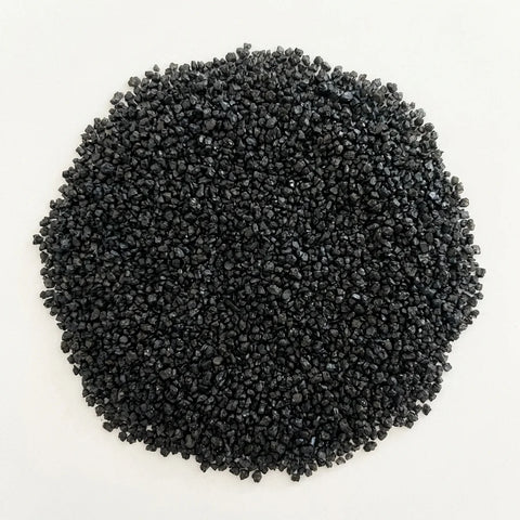 Sel hawaïen Black Lava | granulés | 1-2 mm | noir | sel décoratif