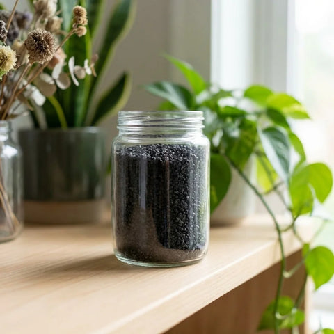 Sel noir d’Hawai Hiwa Kai granulés Lava | 1-2 mm | sel décoratif