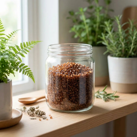 Sel premium fumé | granulés | 1-3 mm | fumé à froid