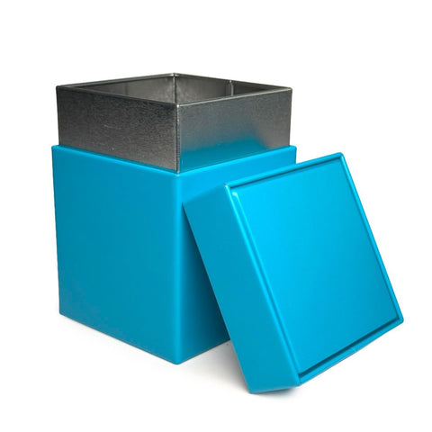 Boîte Carrée Turquoise